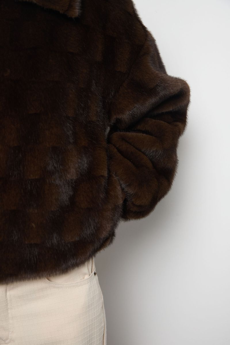 Kuwalla Illusionist Faux Fur Bomber