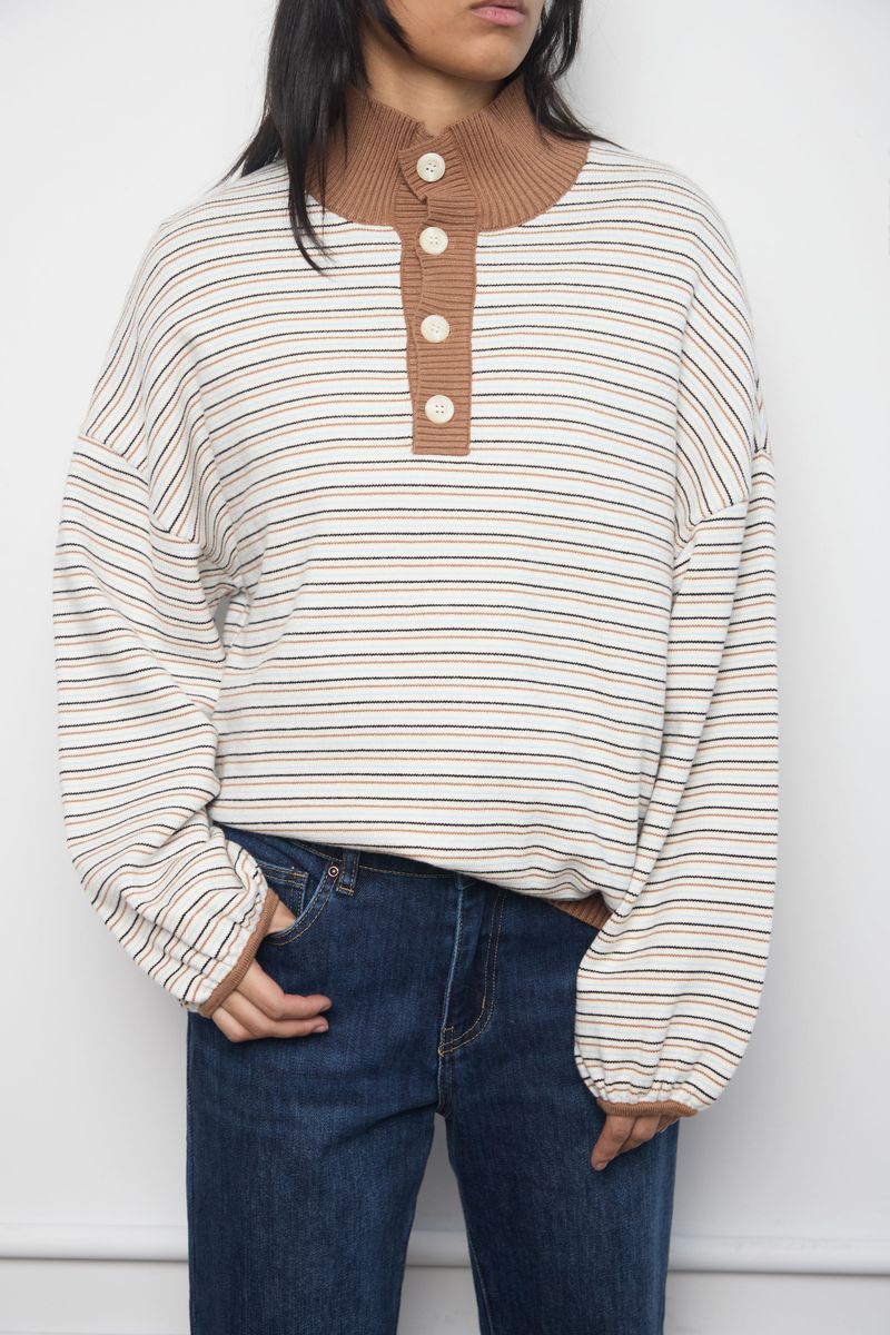 Kuwalla Bedford Stripe Sweater