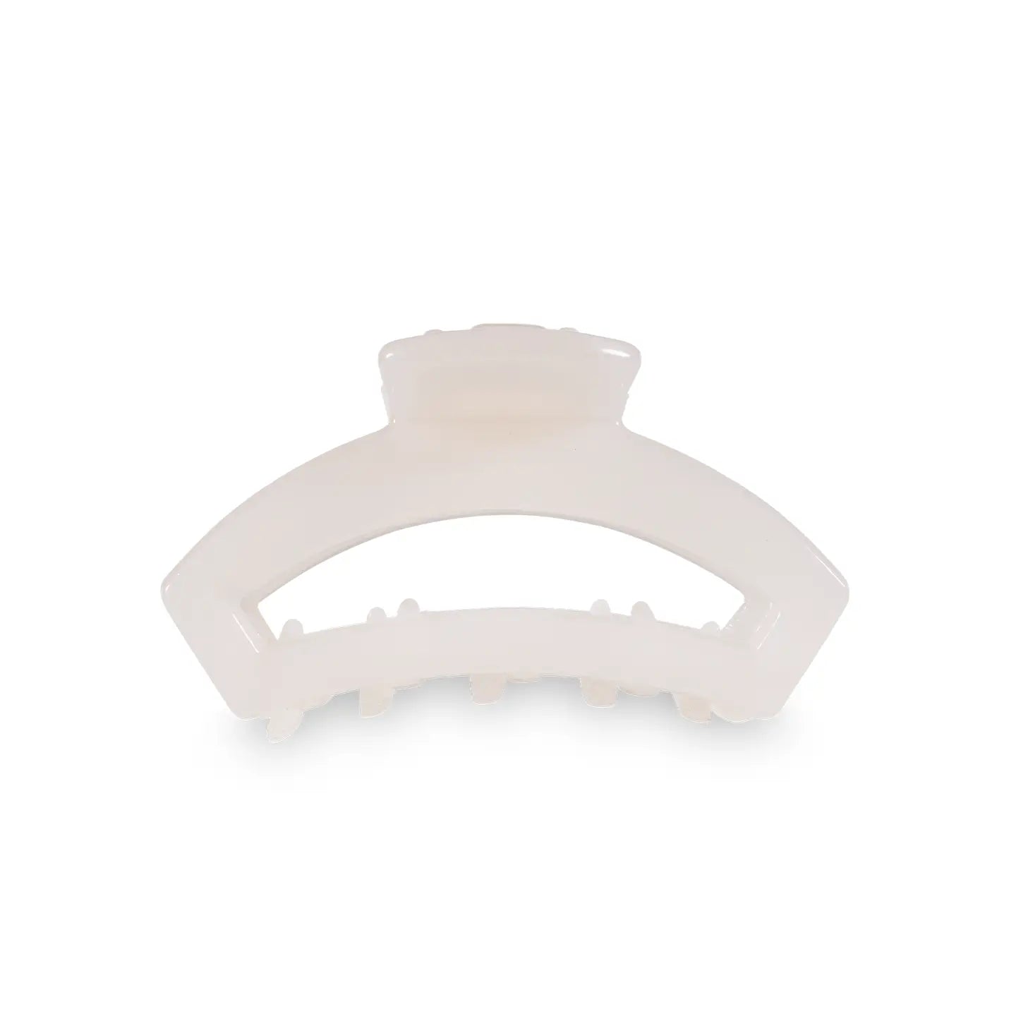 Teleties Open Hair Clip | Tiny | Coconut White