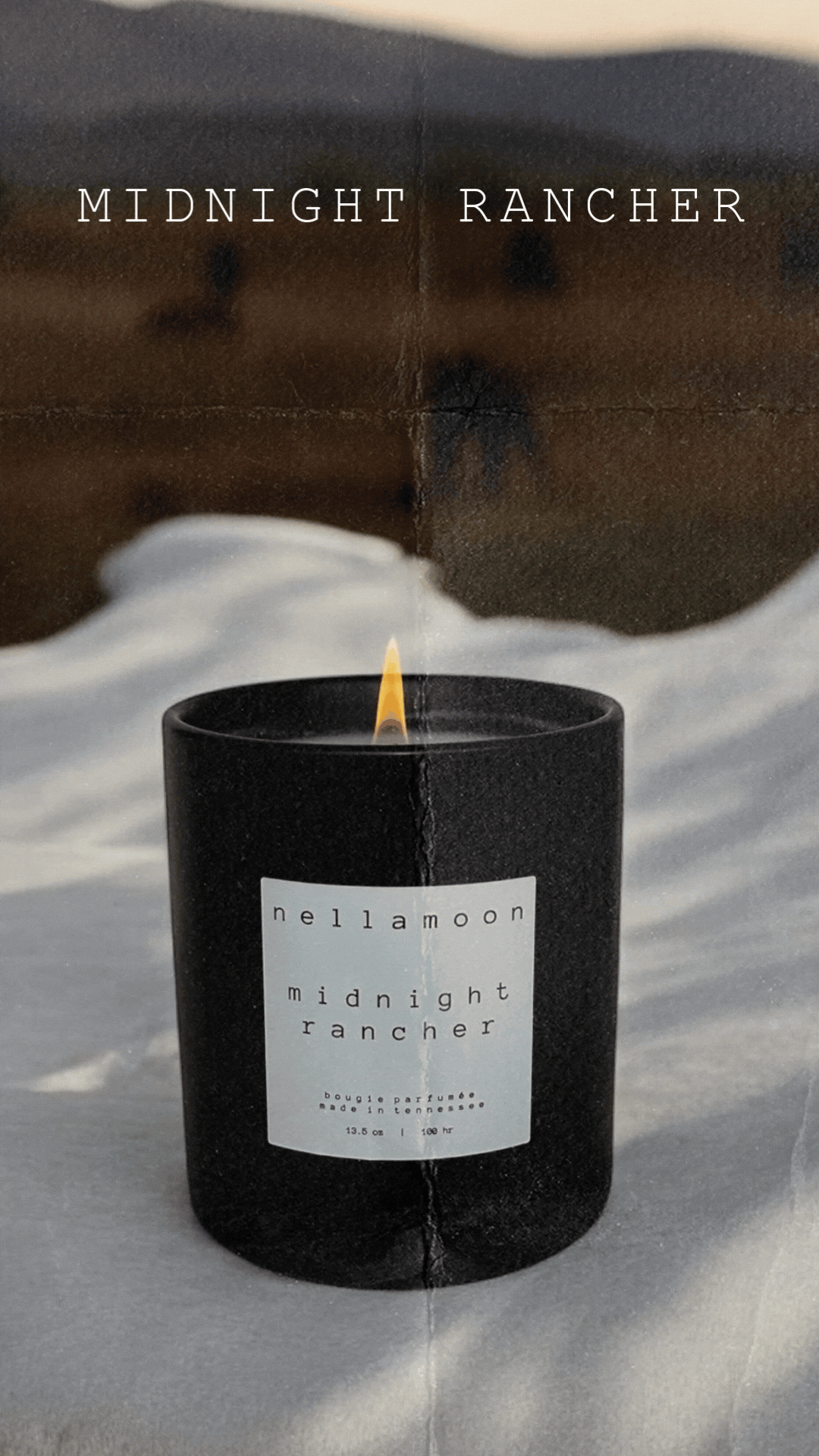 Nellamoon Midnight Rancher Boyfriend Candle