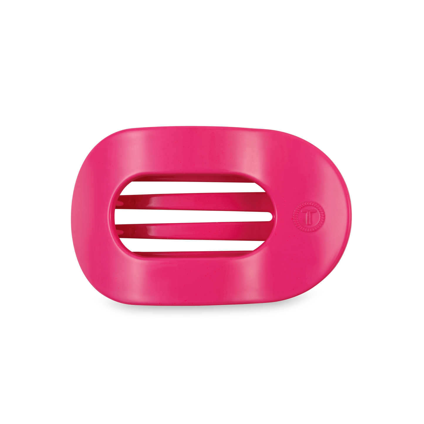 Teleties Flat Round Hair Clip Medium Tropical Punch