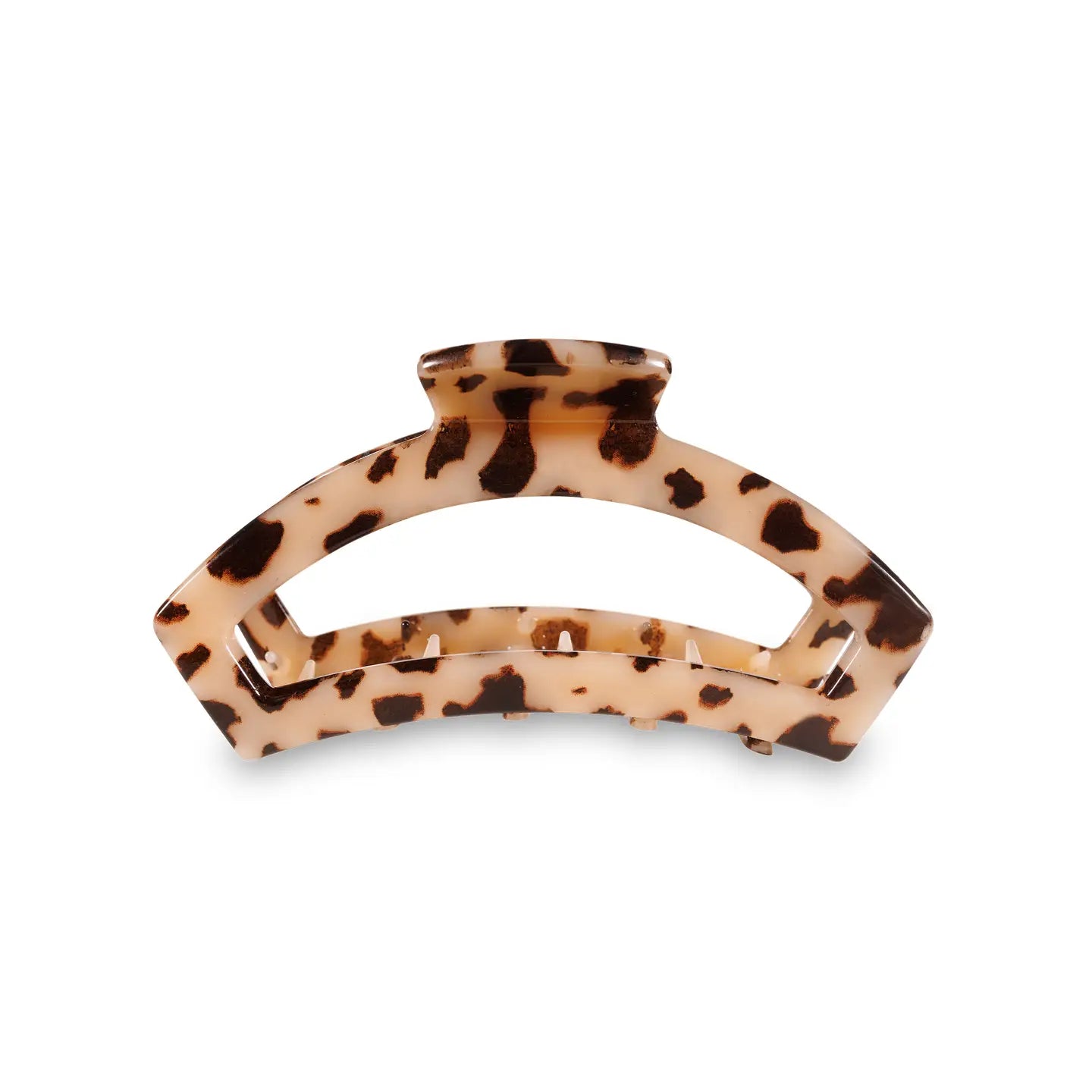 Teleties Open Hair Clip | Medium | Blonde Tortoise