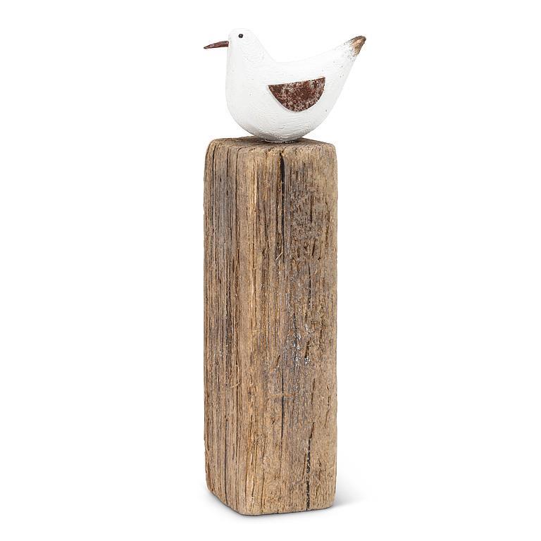 Medium Sea Bird On Post