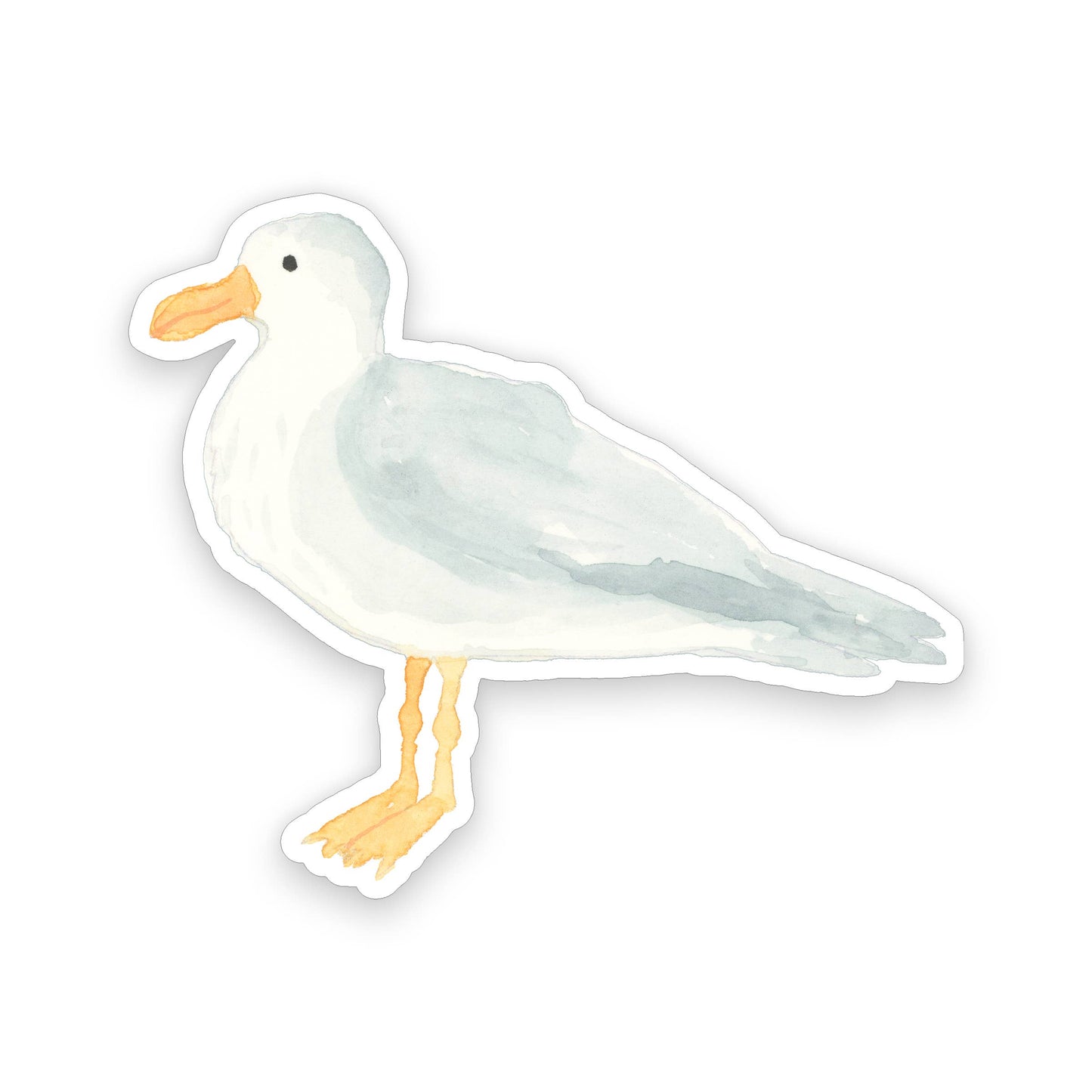 Watercolor Seagull Sticker | Coastal Sticker | 2.5" x 3"