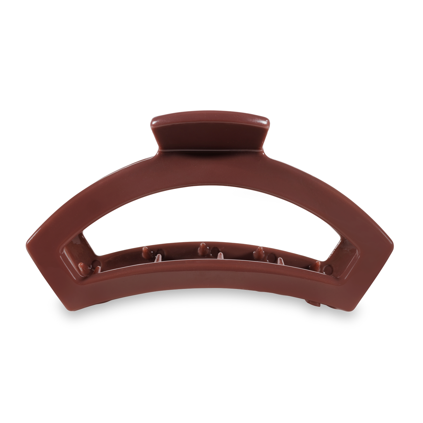 Teleties Open Hair Clip Large Nutmeg