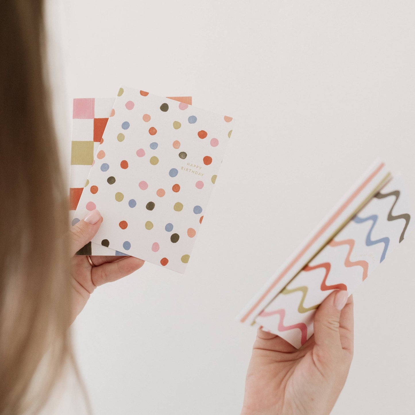 Birthday Confetti Dots Greeting Card