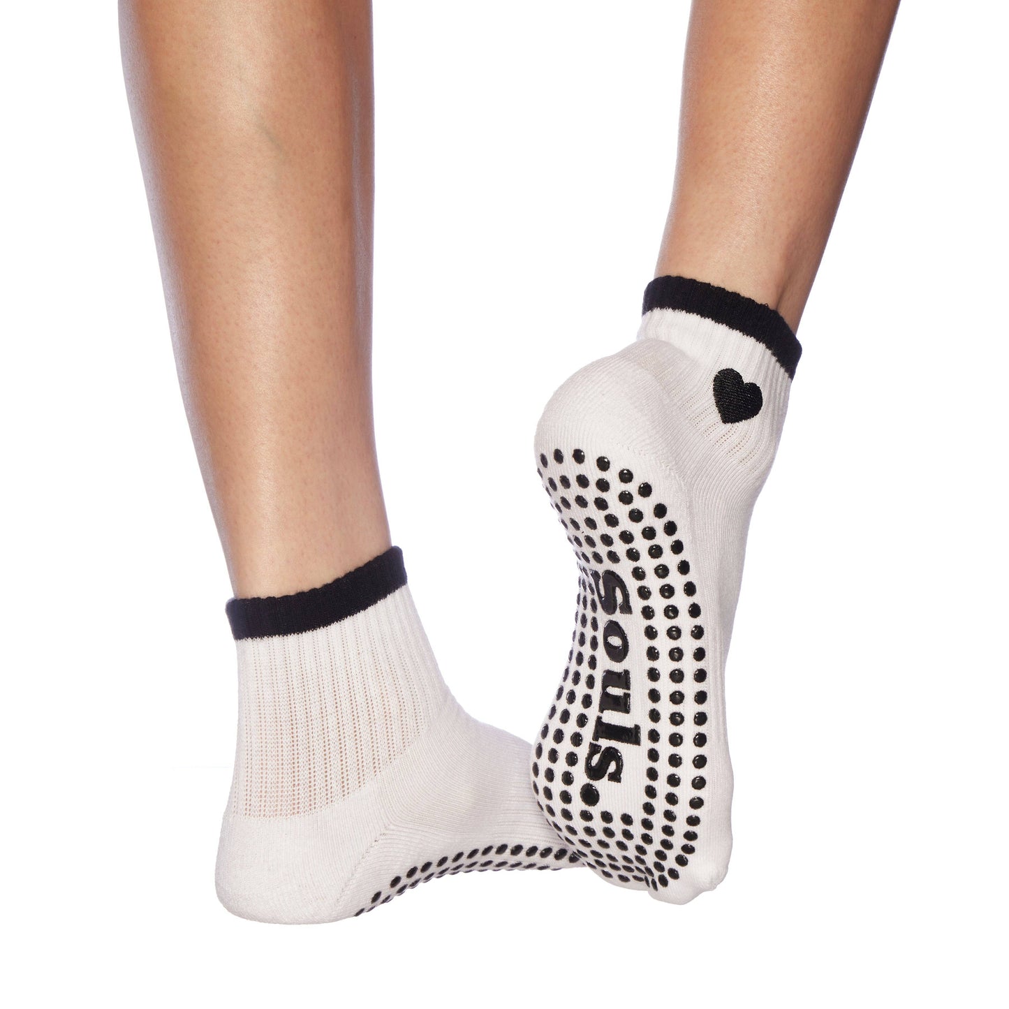 Souls. Black Heart Grip Socks