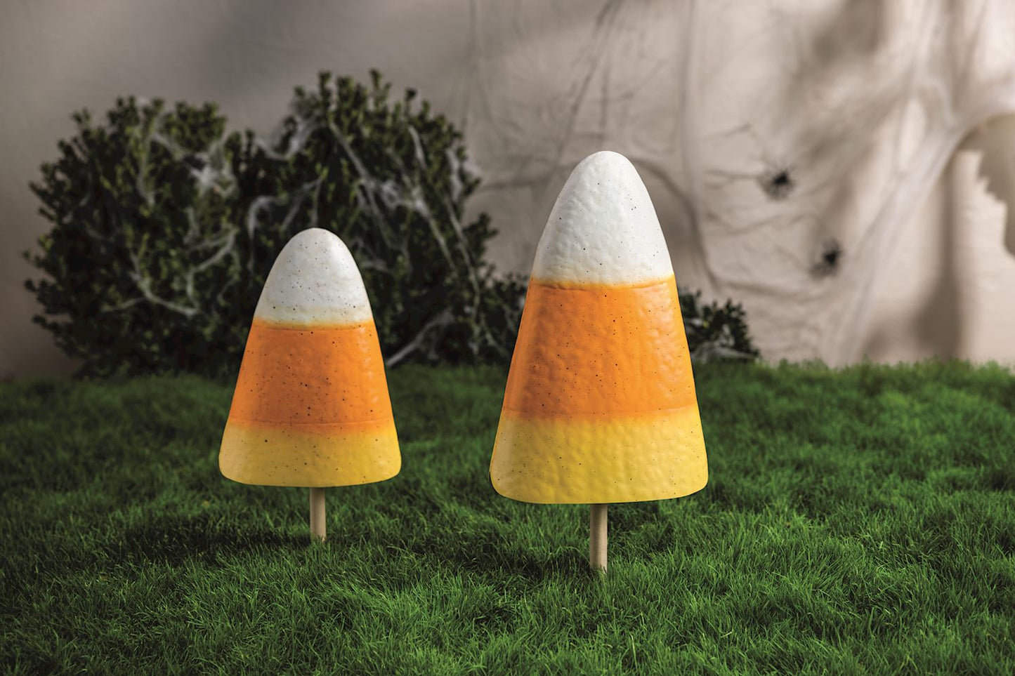 Mudpie Metal Candy Corn Yard Stakes