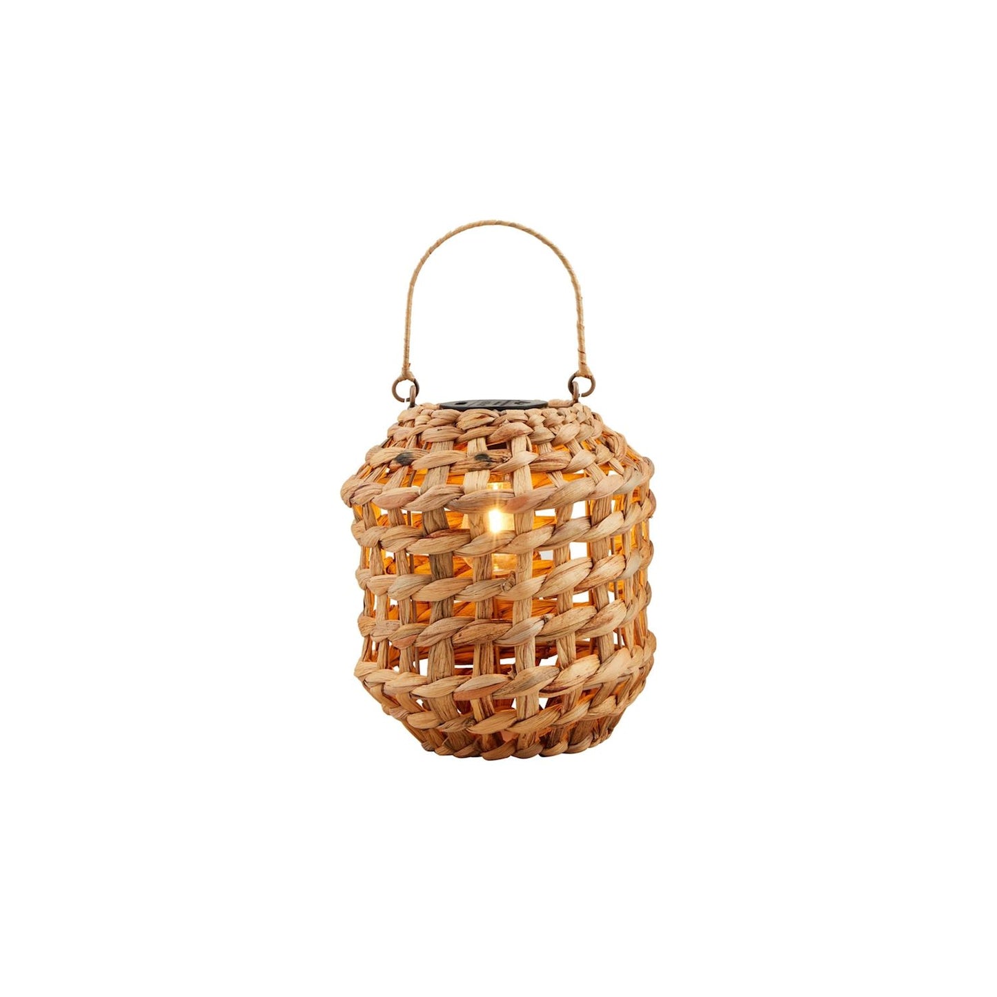 Mudpie Small Mini Woven Battery Operated Lantern