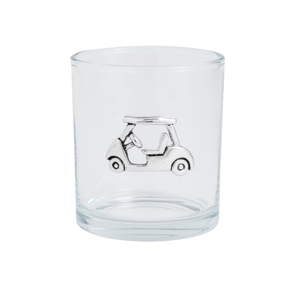 Mudpie Golf Cart Icon Glass
