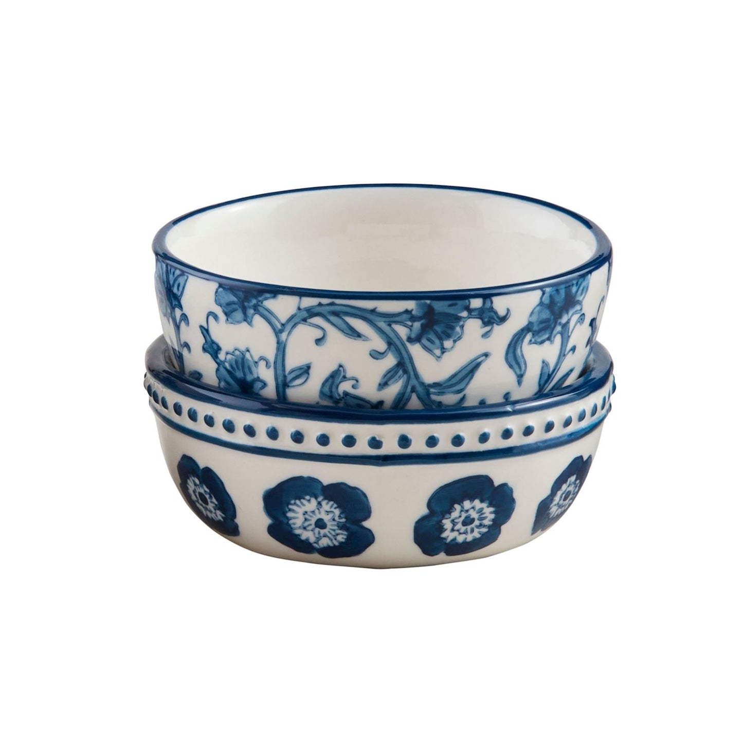 Mudpie Buti Block Print Tidbit Dish Set