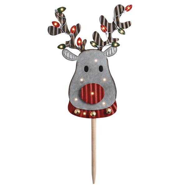 Mudpie Christmas Light Up Yard Stake