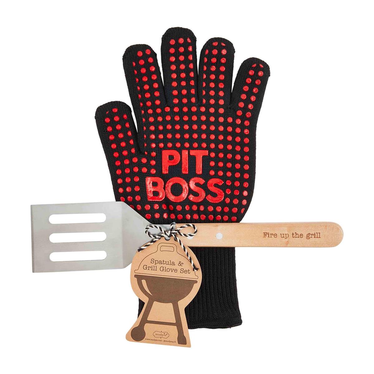 Mudpie Grill Glove Spatula Tong Set