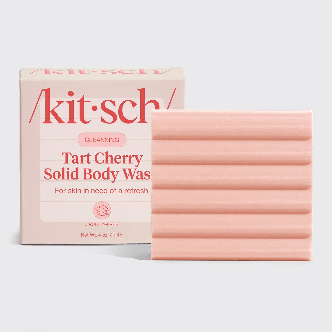 Kitsch Cleansing Tart Cherry Solid Body Wash
