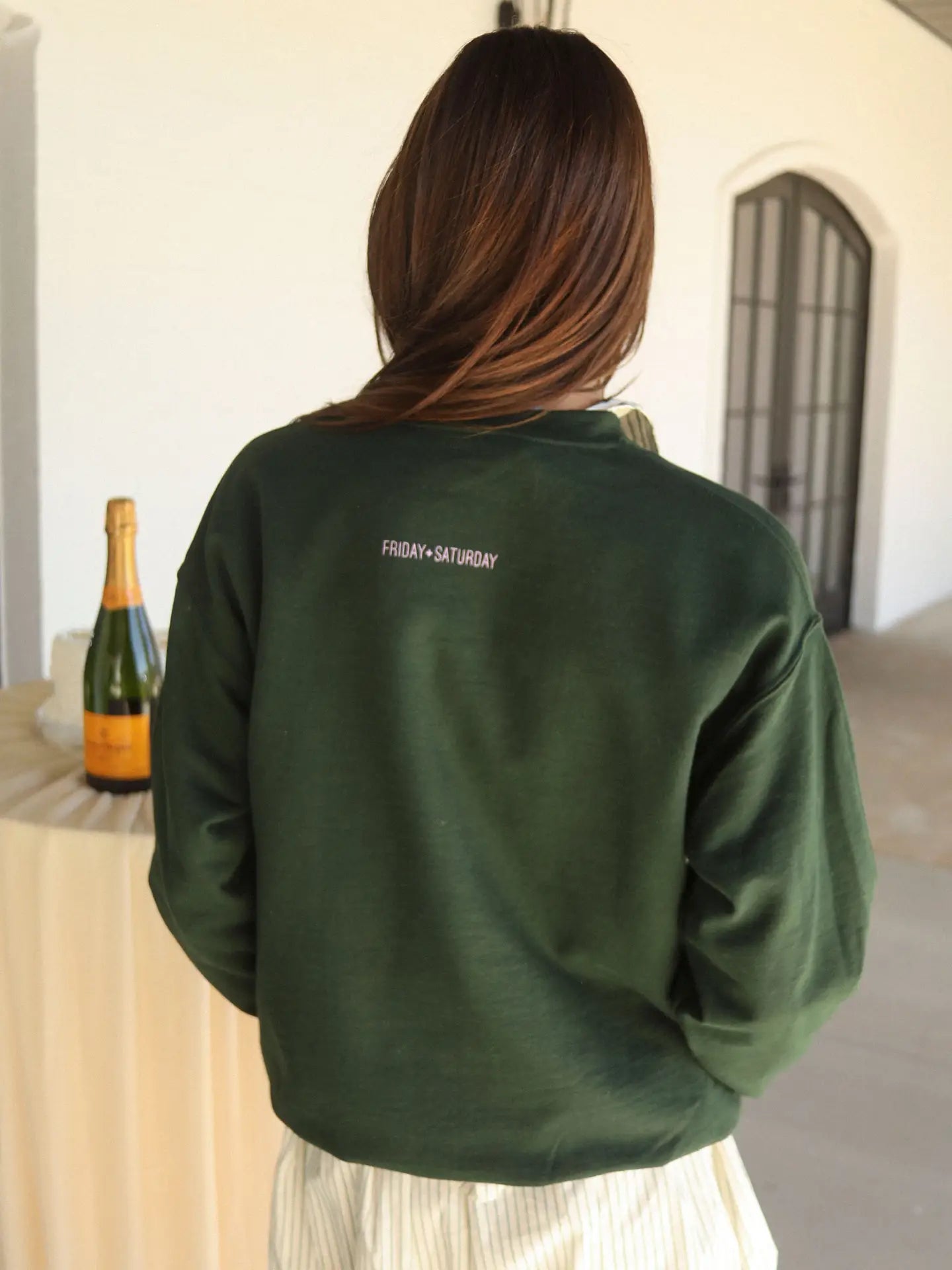 Friday + Saturday Drinks and Apps Sweatshirt