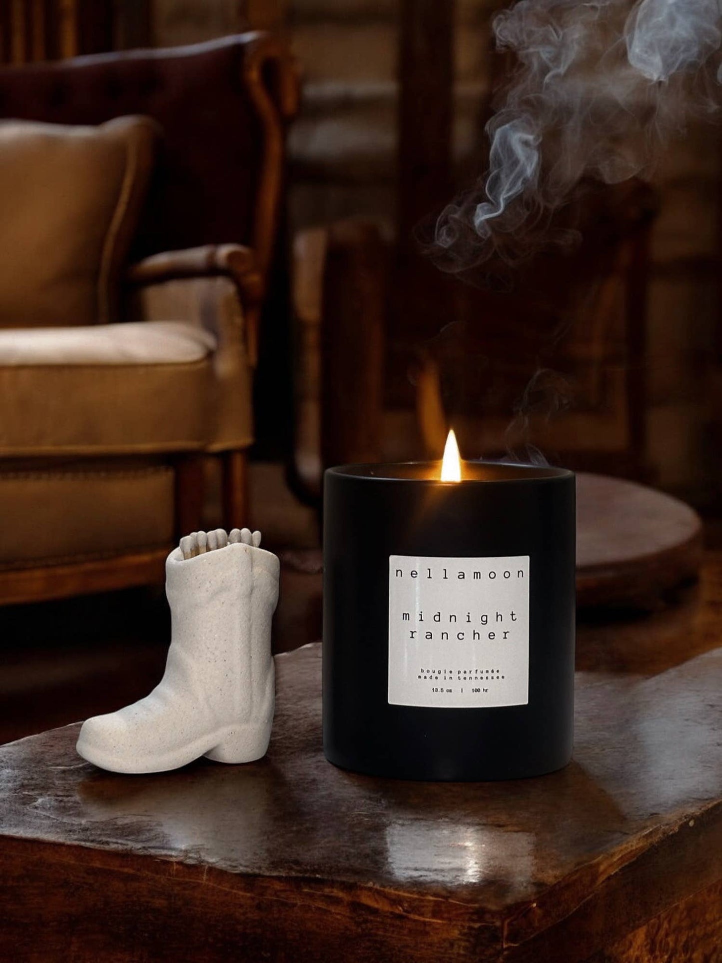 Nellamoon Midnight Rancher Boyfriend Candle
