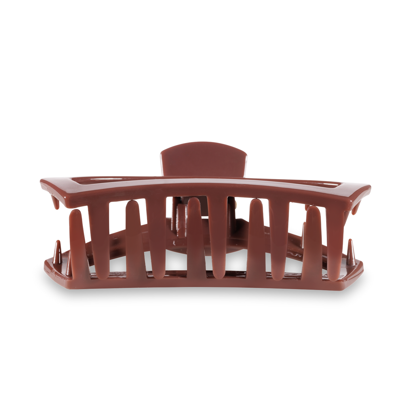 Teleties Open Hair Clip Large Nutmeg