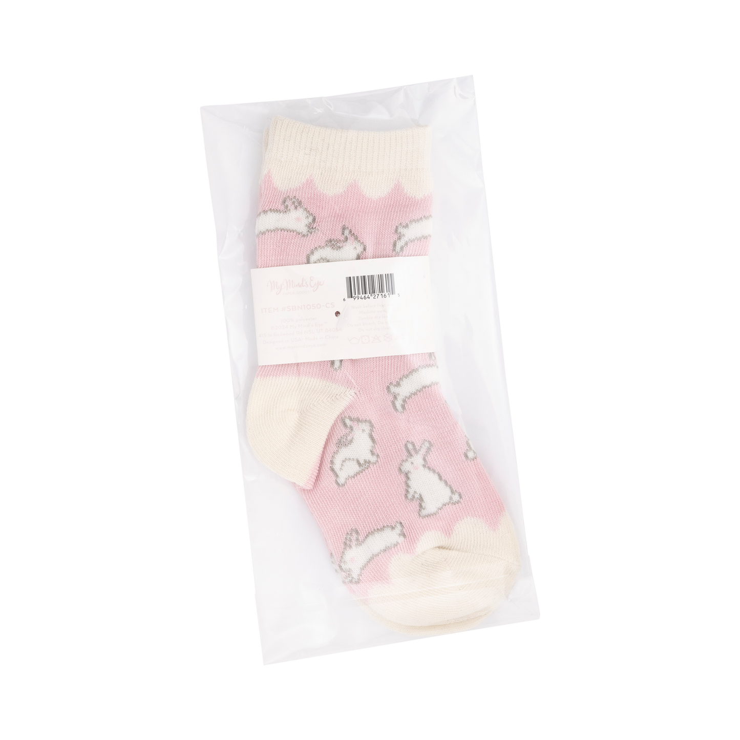 Sweet Bunnies Socks: Child Medium