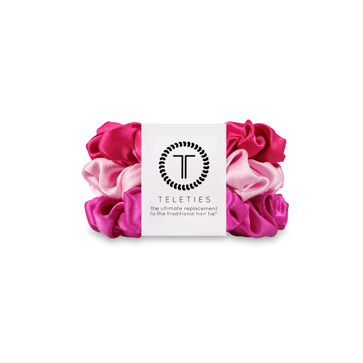 Teleties Silk Hair Scrunchie | Small | Rose All Day
