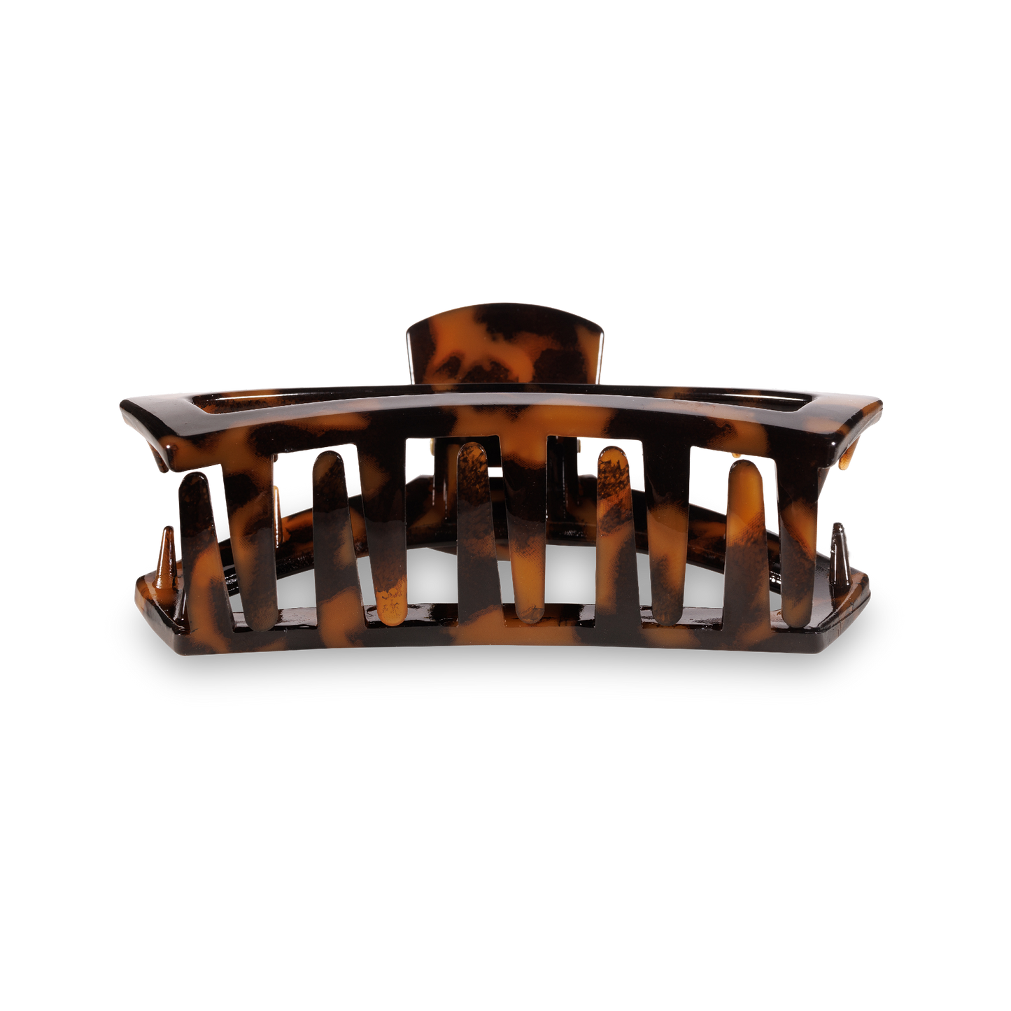 Teleties Open Hair Clip Small Tortoise