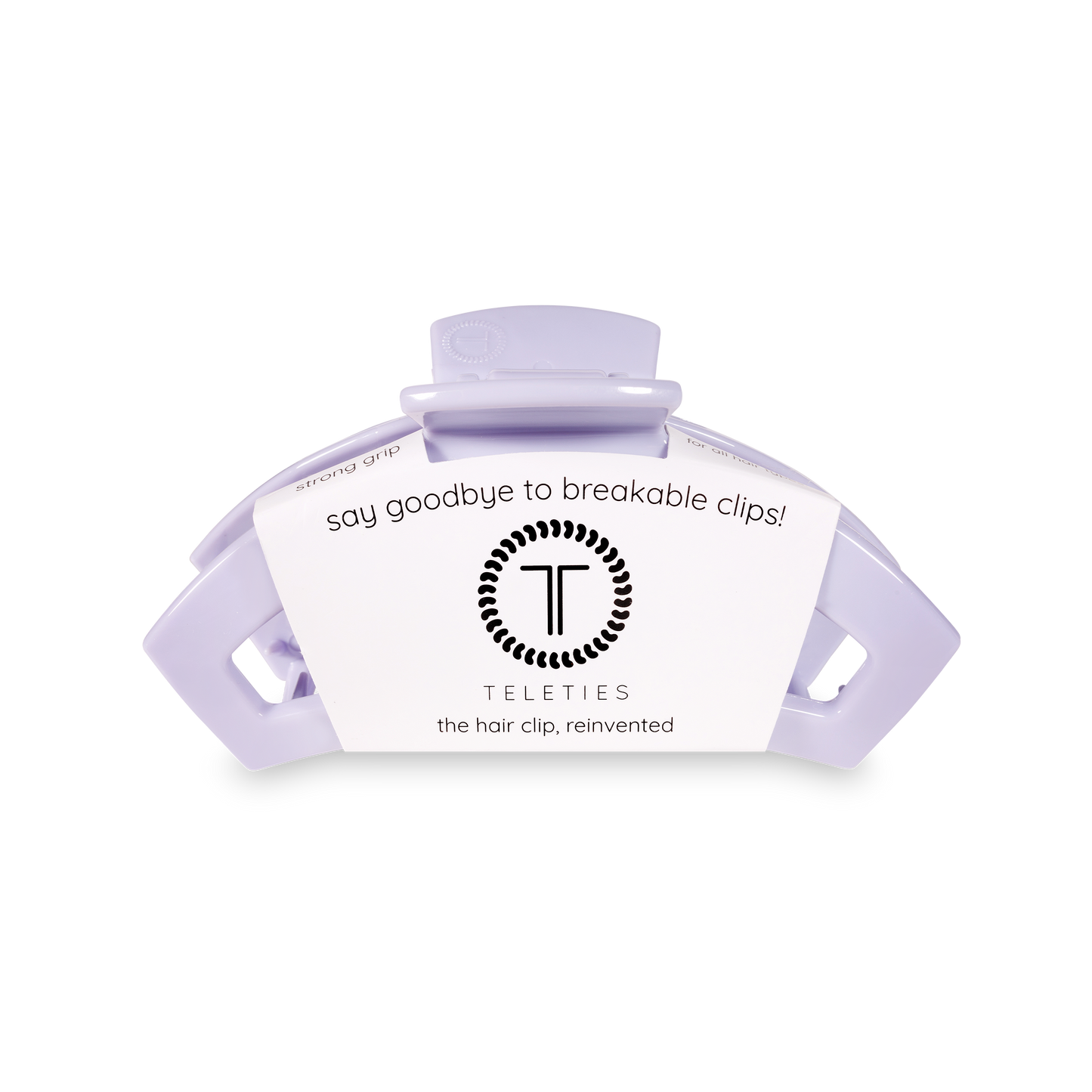 Teleties Open Hair Clip | Med. | Lilac