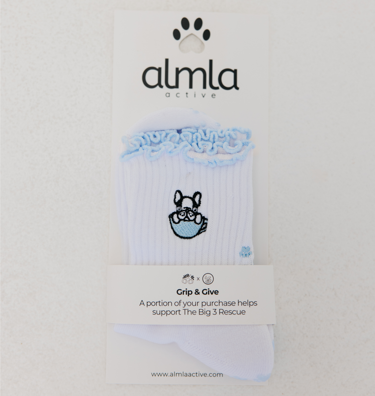 Frenchie Grip Socks