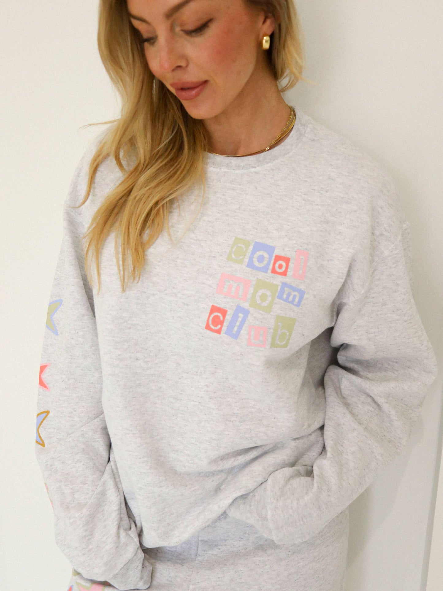 Friday + Saturday Cool Mom Club Sweatshirt