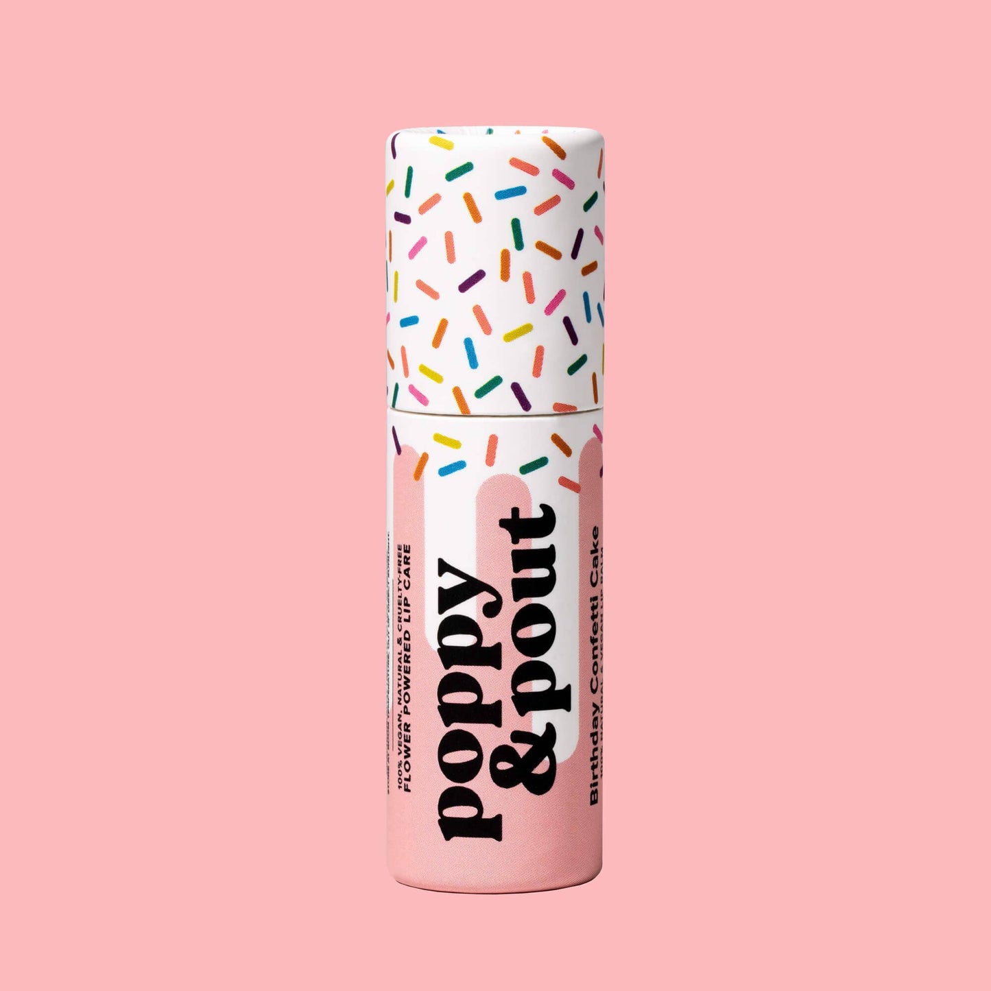 Poppy & Pout Birthday Confetti Cake Pink