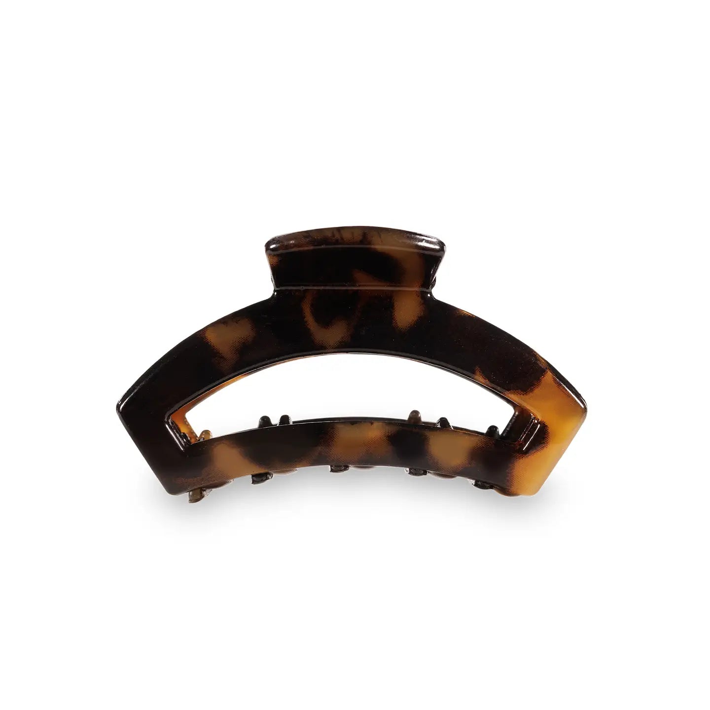 Teleties Open Hair Clip |Tiny| Tortoise
