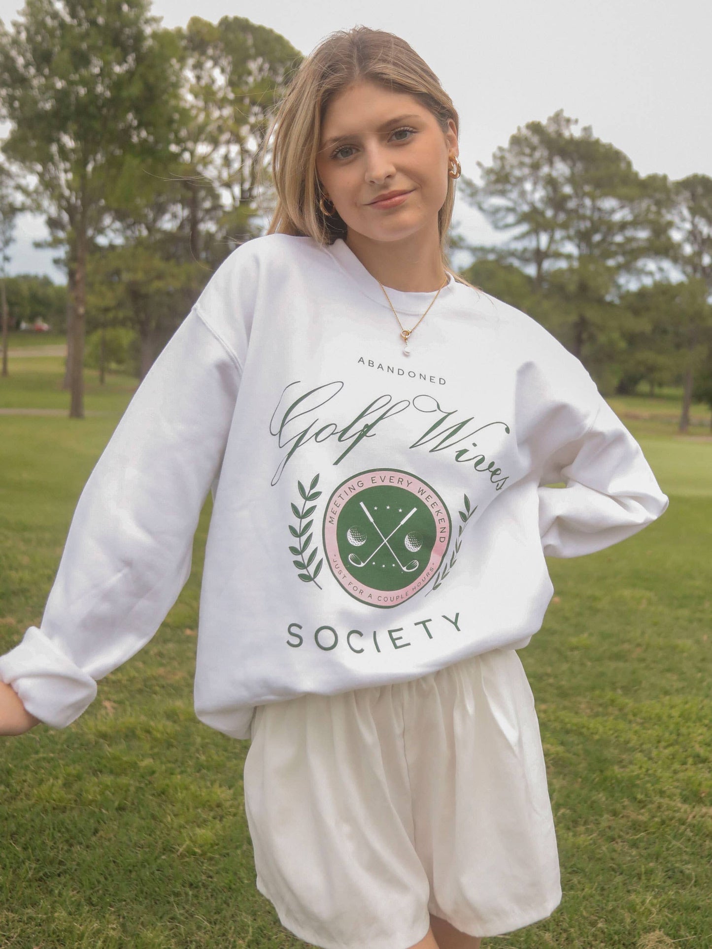 Friday + Saturday Abandoned Golf Wives Sweater