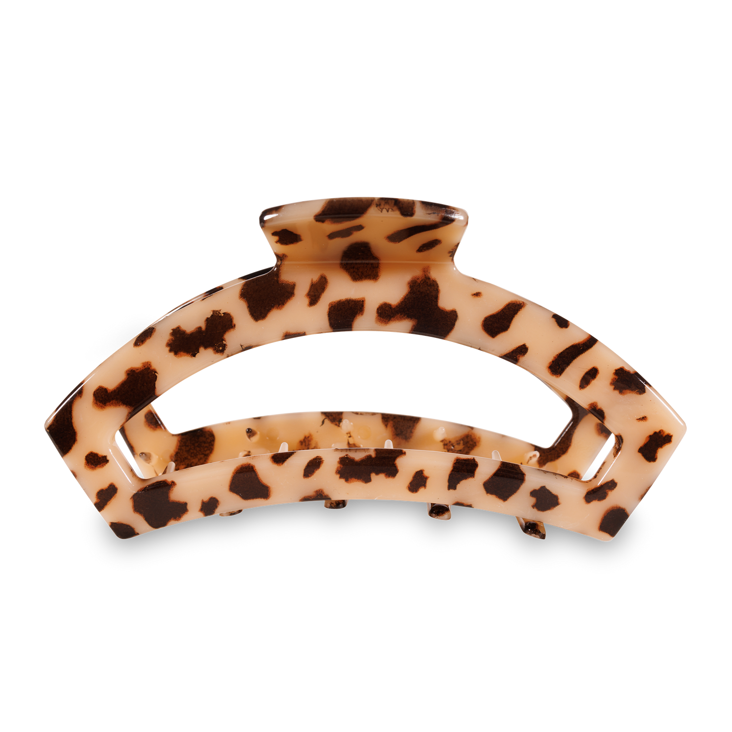 Teleties Open Hair Clip Large Blonde Tortoise