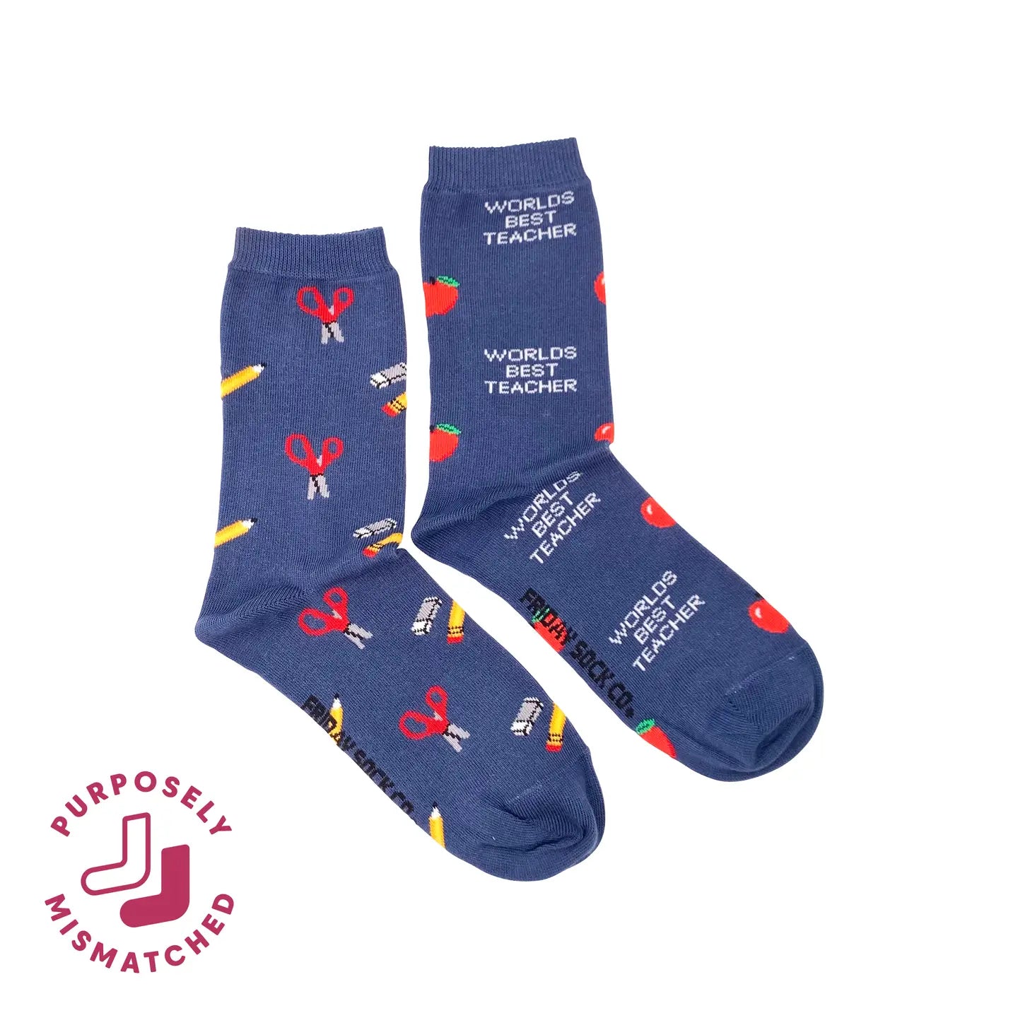 Friday Sock Co. World's Best Teacher Socks
