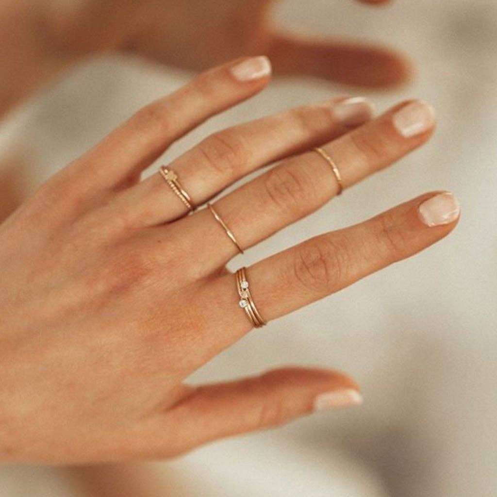 Made By Mary Heart Stacking Ring