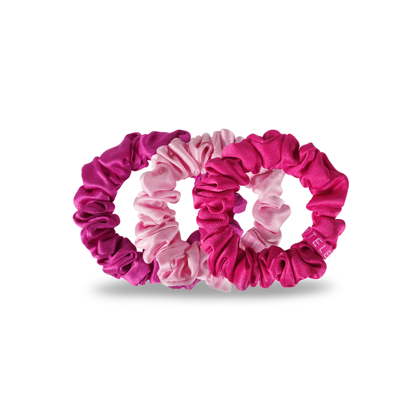 Teleties Silk Hair Scrunchie | Small | Rose All Day