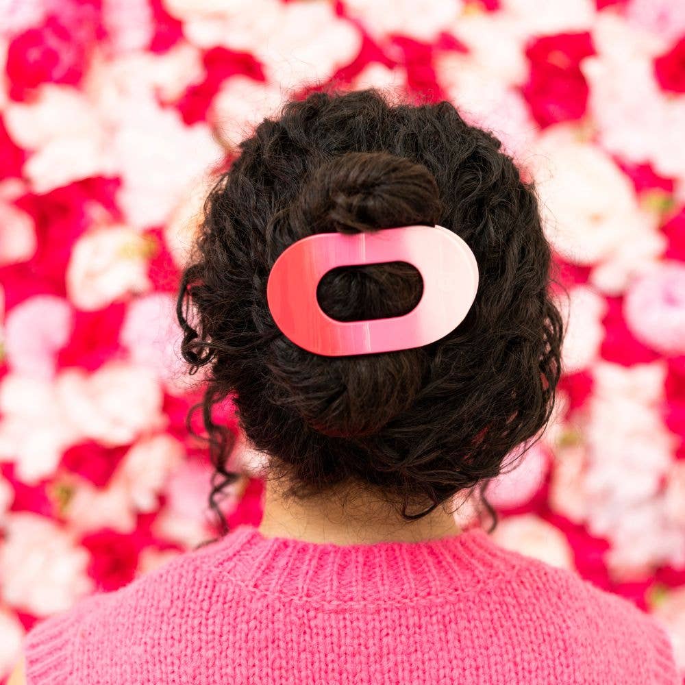 Flat Round Hair Clip | Medium | Kiss & Tell