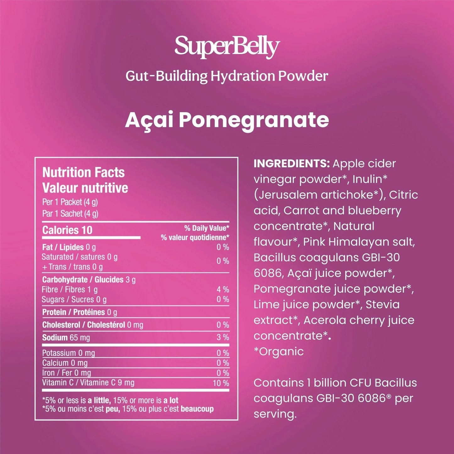 Blume Superbelly Acai Pomegranate