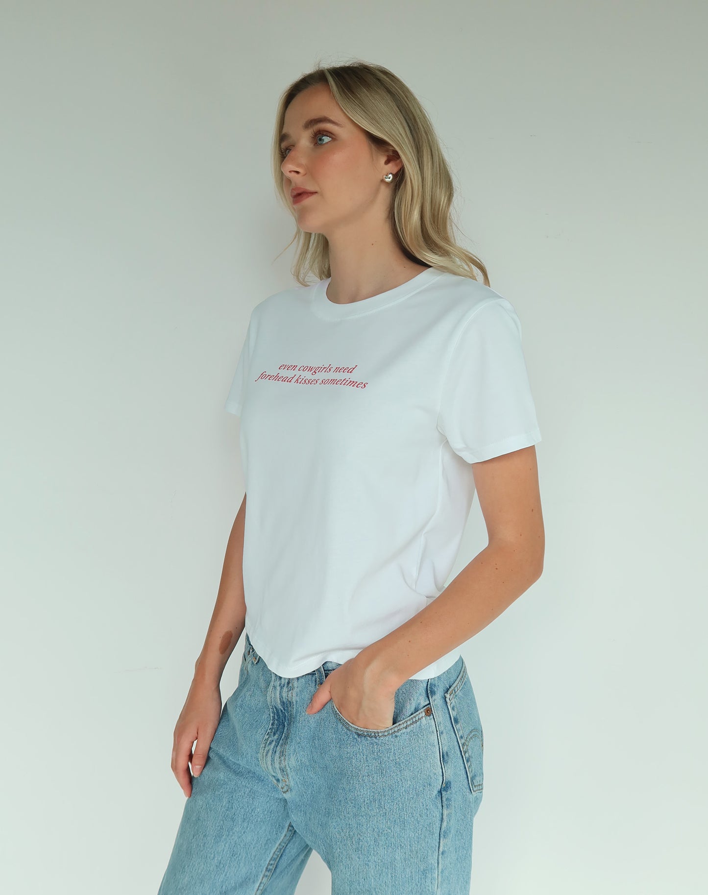 Brunette The Label Forehead Kisses Paris Tee