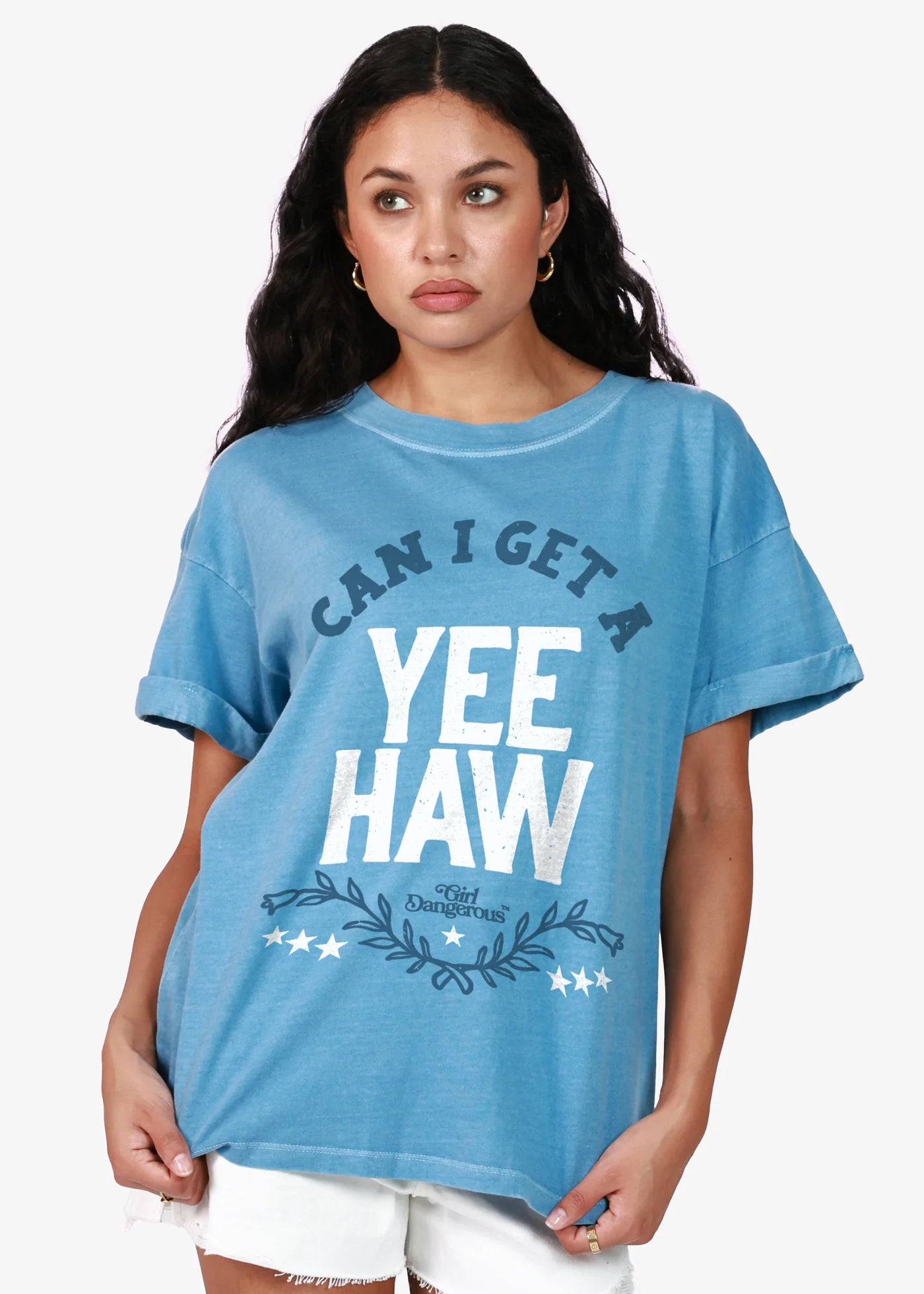 Girl Dangerous Can I Get A Yee Haw Boyfriend Tee