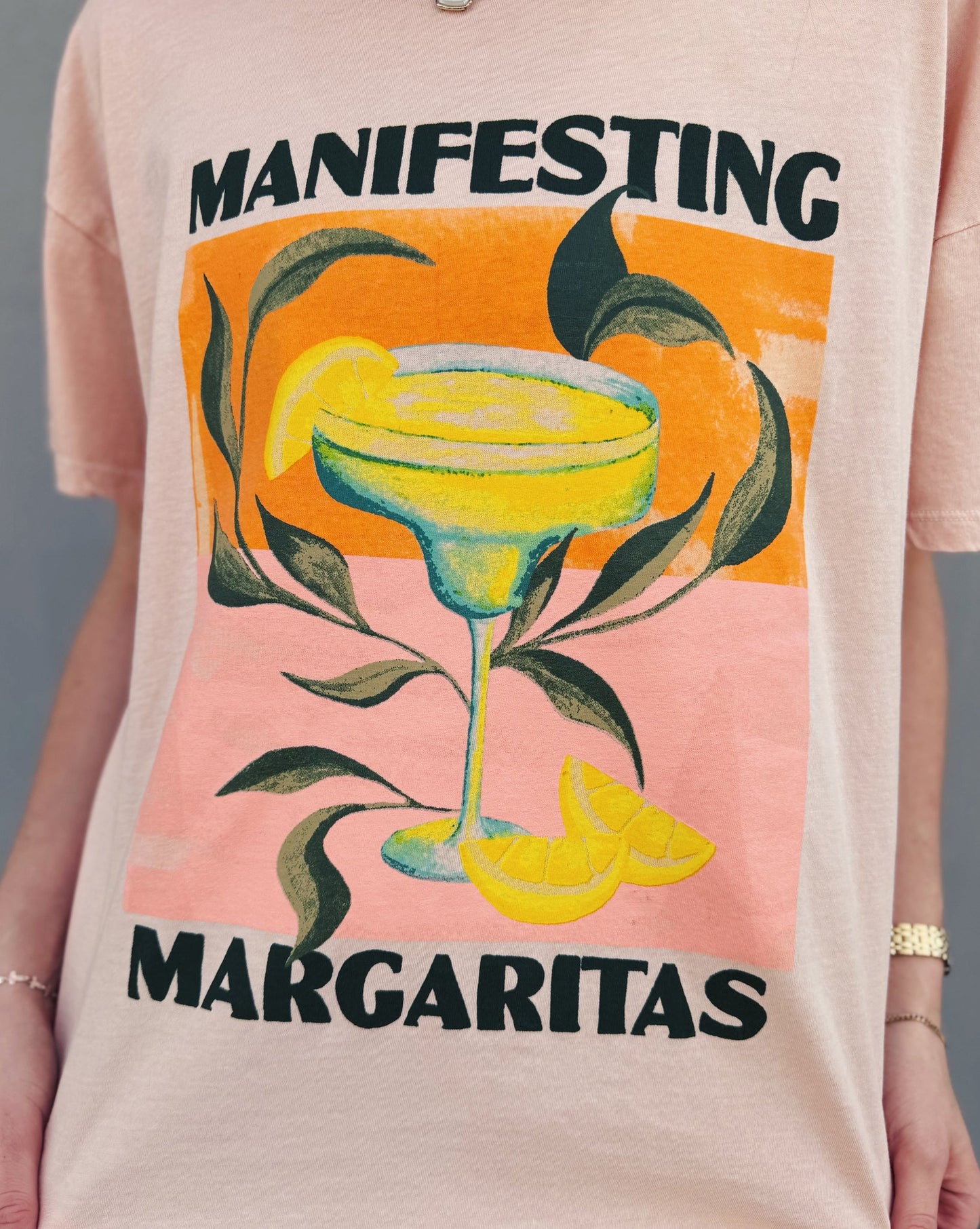 Girl Dangerous Manifesting Margaritas Oversized Tee