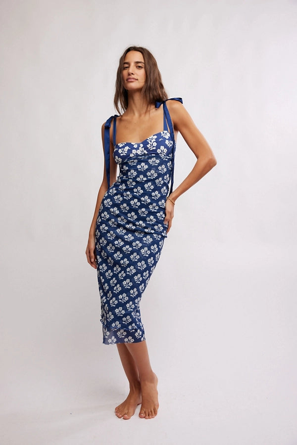 Free People Printed Got Glam Slip