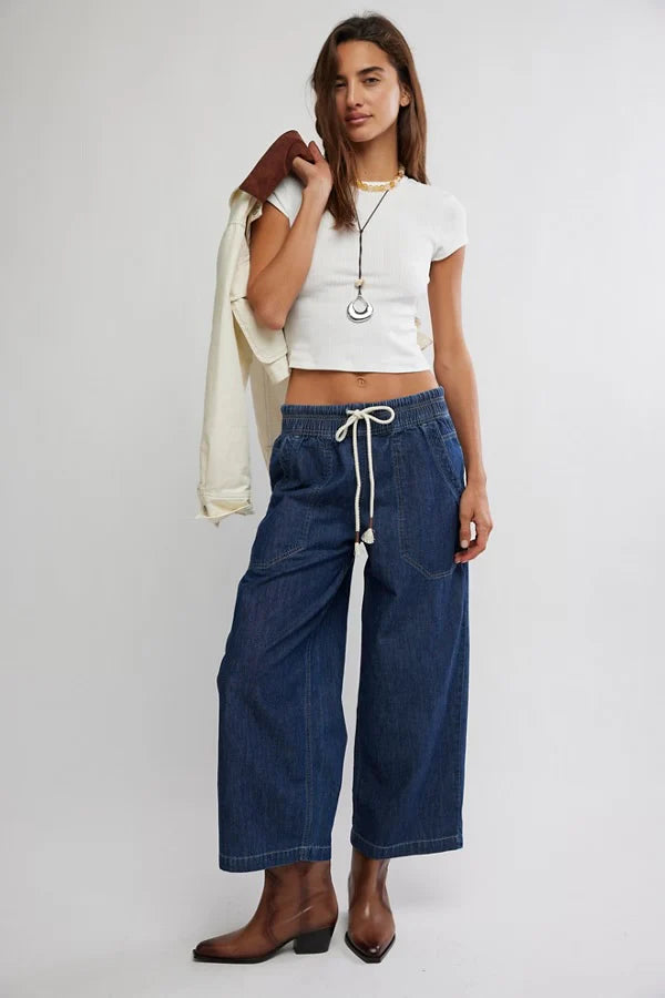 Free People Easy Peasy Pull On Pant