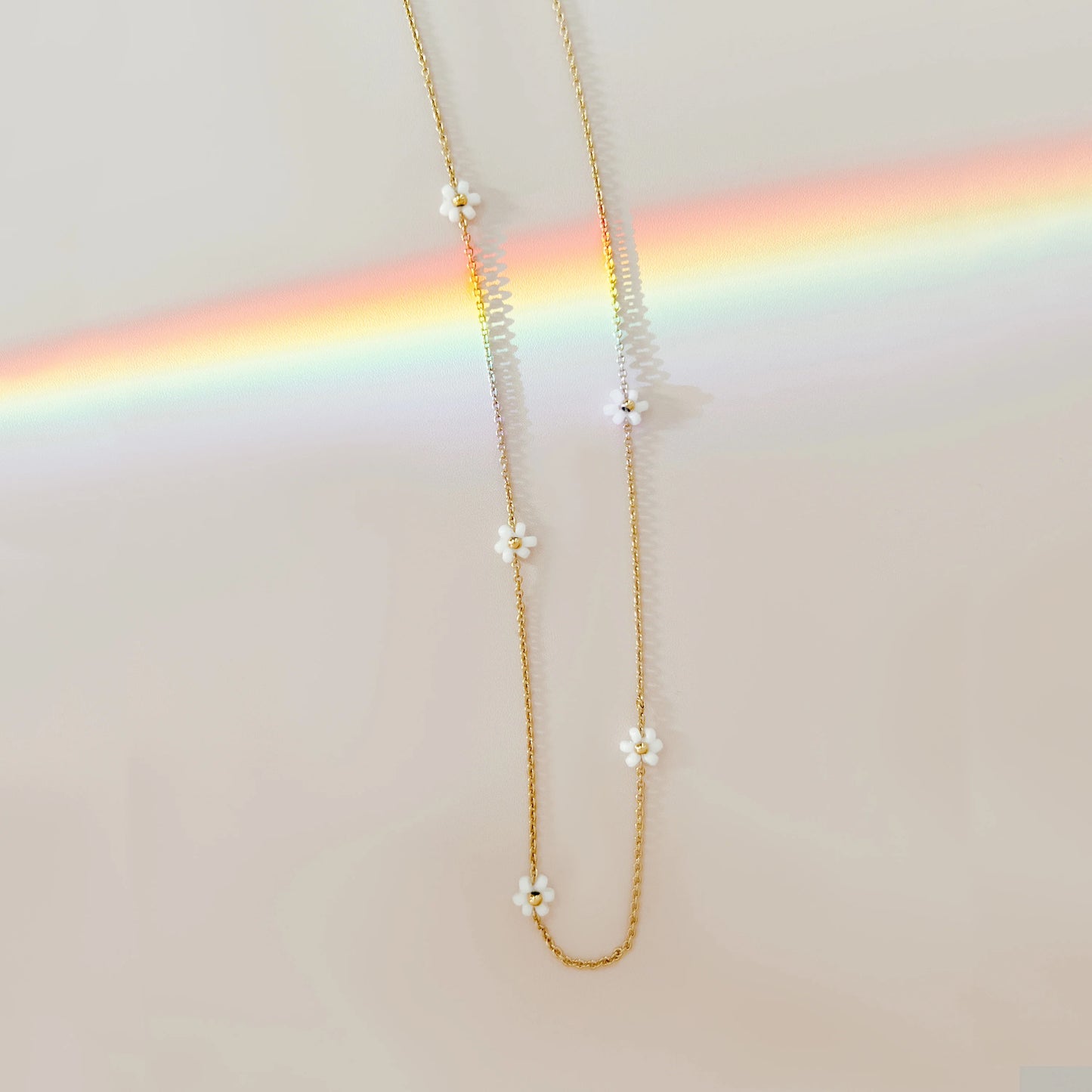 Sugar Blossom Josey Necklace White