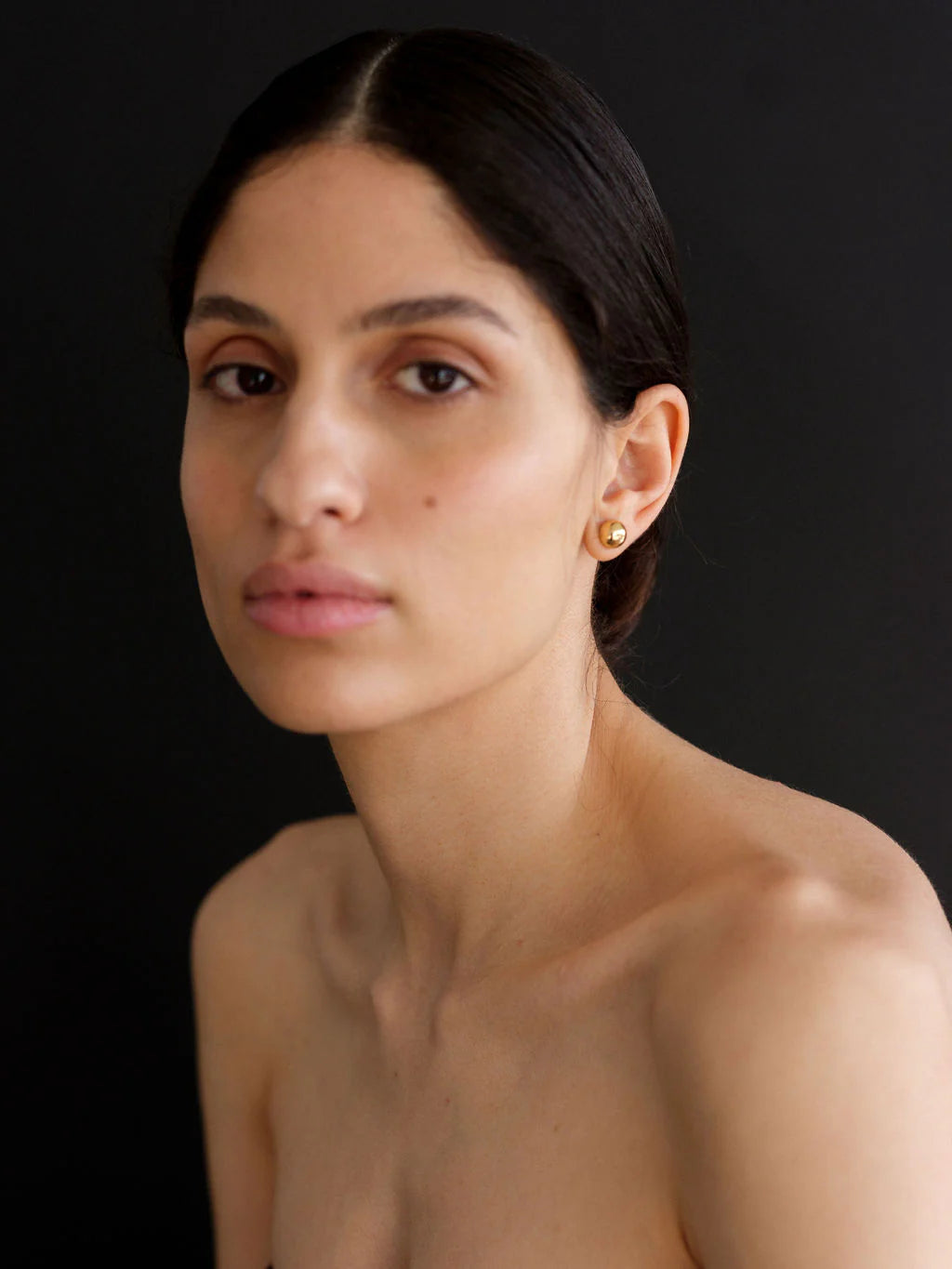 Lisbeth Roan Gold Stud Earrings