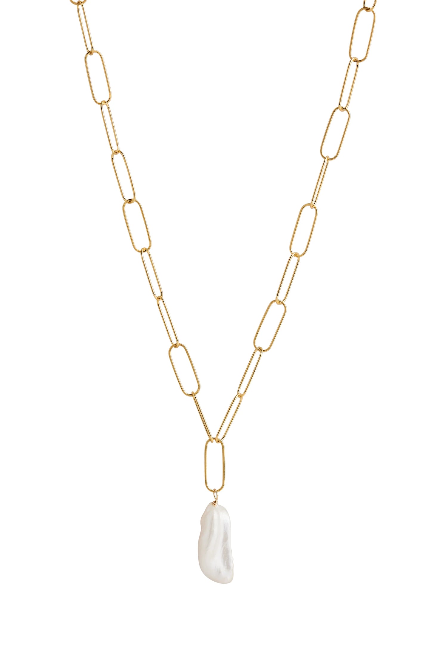 Lisbeth Lucille Gold Necklace With Pearl