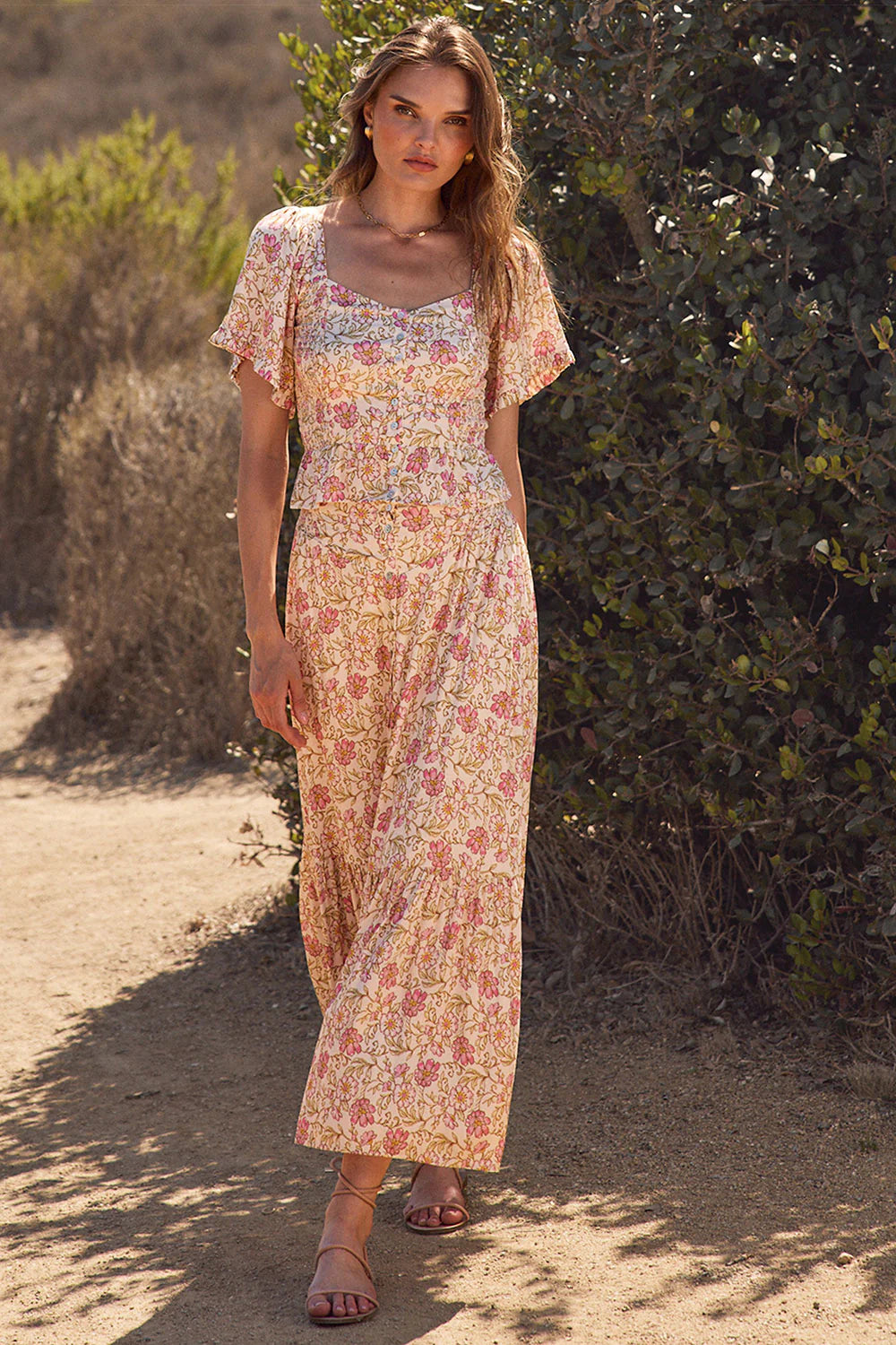 Saltwater Luxe Dagny Midi Skirt