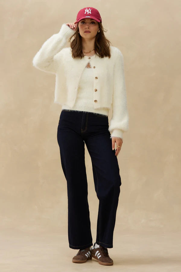 Kuwalla-Tee Fuzzy Cardigan