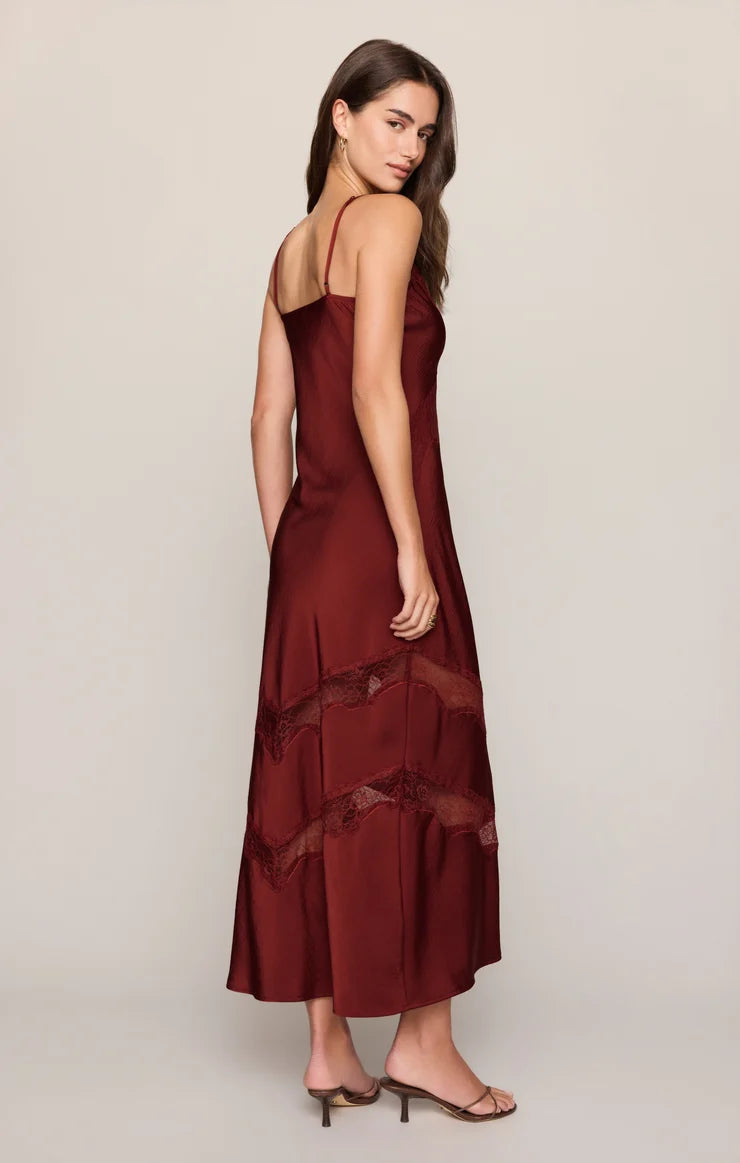 Z Supply Bruna Lace Inset Midi Dress