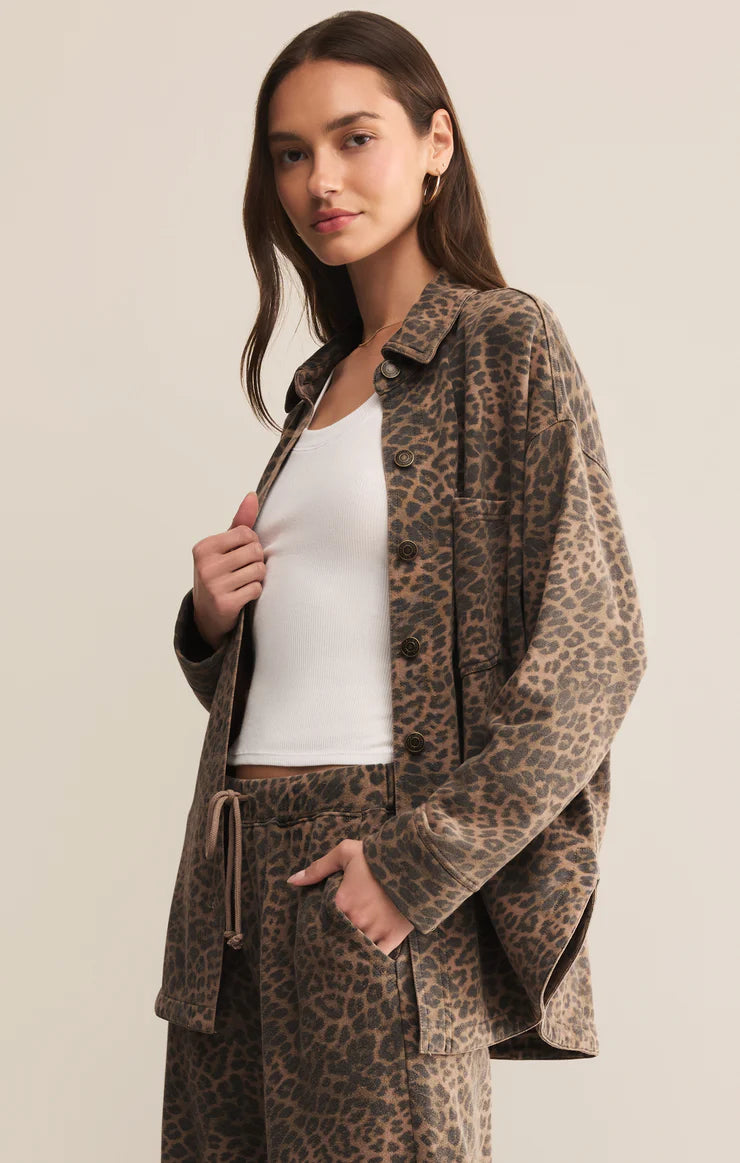 Z Supply All Day Leopard Jacket