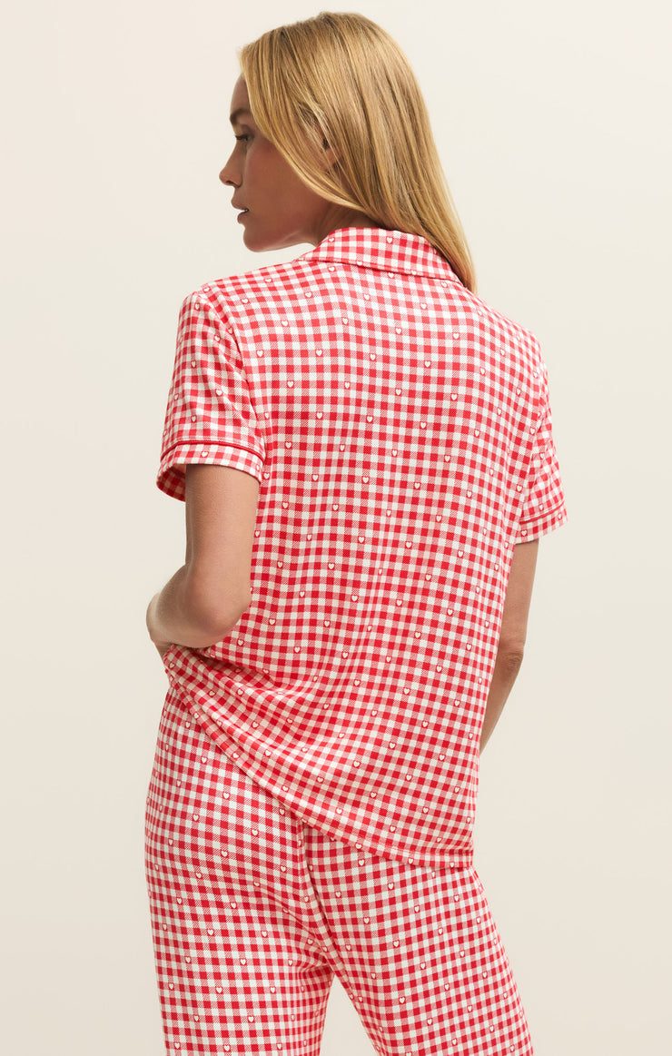 Z Supply Gingham PJ Top