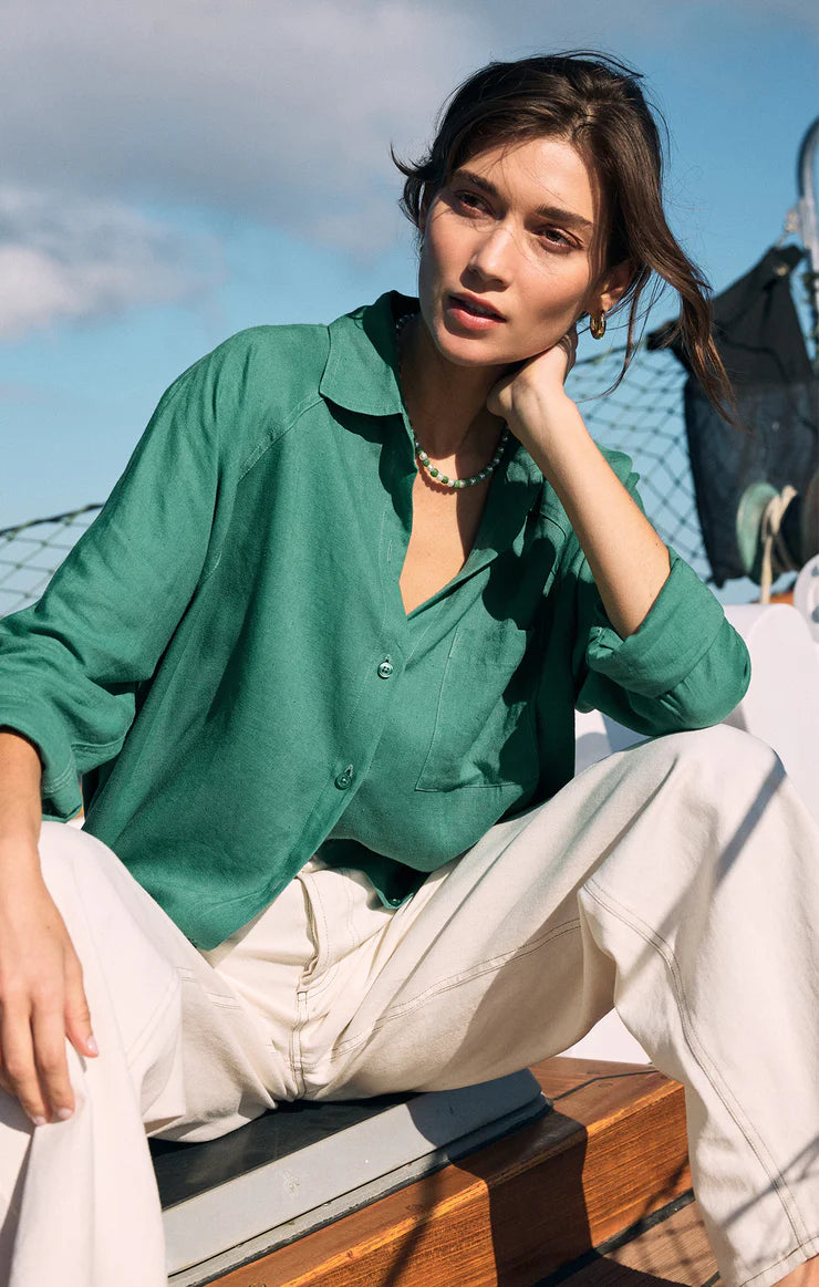 Z Supply The Perfect Linen Top